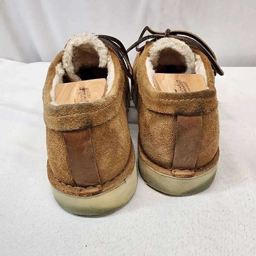 UGG Mens 10 Campout Low Chukka Boot Sheepskin Sherpa Lined Lace-Up